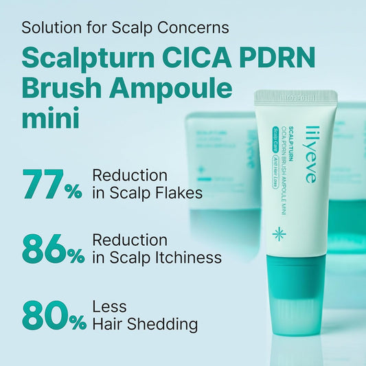 Lilyeve Scalp:Turn CICA PDRN Brush Ampoule